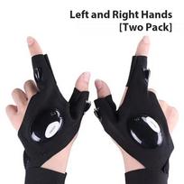 Led Night Light Fingerless Glove Waterproof Fishing Gloves Camping Hiking Survival Rescue Multi Light Tool Outdoor Tool