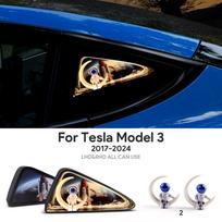 Aukštos kokybės automobilio galinio lango trikampio apdailos šviesa, skirta Tesla Model 3 2018 2019 2020 2025 2025 2025 Highland 2025, žibintų priedai