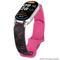 Engraved Band Strap For Mi Band 8 Xiaomi Silicone Strap for Xiaomi Band 8 Original Strap for Mi Band 9 Replacement Bracelet M8 For Mi Band 8