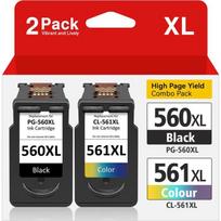Ink Cartridges - PG-560XL & CL-561XL compatibles - Pack 2 (1 black + 1 color) - 750/600 pages - Canon Pixma TS5350/TS7450