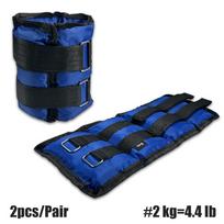 Reguliuojami riešo ir kulkšnies svoriai 2 kg 4,4 svar. 3 kg 6,6 svar. 4 kg 8,8 svar. Bėgiojimui, gimnastikai, aerobikai, fizinei terapijai