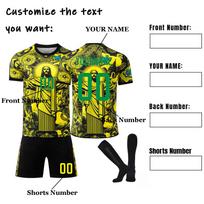 2026 Brazil team children's adult jersey training uniform three-piece customization 18