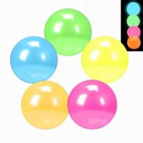 5pcs/10pcs Glow in The Dark Sticky Stress Ball Sensory Fidget Playthings for Adults & Kids Anxiety Relief Grip Enjoyable Squeeze Plaything
