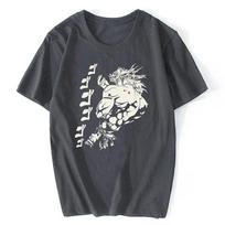 Dio Brando Jojos Bizarre Adventure T Shirt Men Clothing Pure Cotton T-Shirt Joestar Anime Kujo Blood Otaku Crusaders Top 72441 S įvairiaspalvis