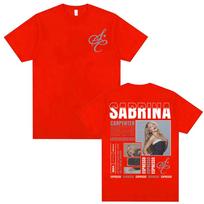 Sabrina Carpenter Short N Sweet Album Tour Tshirts Unisex Womens Harajuku Hip Hop Trend T Shirt Summer Tops High Quality Tshirt S