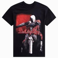 Devil May Cry Game Cover T-Shirt Unisex Short Sleeve Shirt Gift for Fan New Spring/Summer Arrivals Regular Fit Casual S įvairiaspalvis