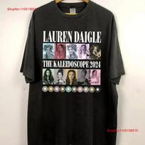 NEW 2024 Lauren Daigle The Kaleidoscope Tour T shirt Concert vintage Washed Casual Stretched Stylish Comfortable streetwear S įvairiaspalvis