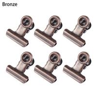 5PCS Cute Metal Clip Candly color Metal Binder Clips Notebook Letter Paper Clip Office Clip