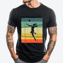 Volleyball College Player Volleyball Lover Brand T Shirt Men's T-Shirts Normal S įvairiaspalvis