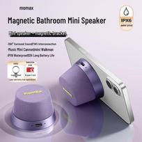 MOMAX BS6 Waterproof Magnetic Portable Bluetooth Speaker (CN version) metalo violetine spalva