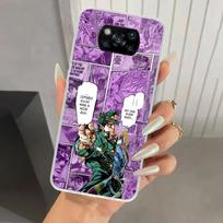 JoJo Bizarre Adventur Anime Phone Case for Xiaomi Poco X7 X6 X5 X4 X3 Nfc F6 F5 F4 GT F3 F2 Pro F1 M5S M4 M3 5G Soft Funda Print Xiaomi Poco X7