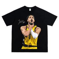 hot selling Haliburton Portrait poster Graphic Print Short-sleeved T-shirt men women Summer new tee Cotton o-Neck Casual harajuku Y2K fashion top 4XL