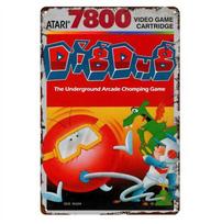 Mfoever  fDig Dug Retro Video Game Metal Poster Tin Sign cm 20x30cm（7.8x11.8inch）