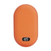 3000mAh USB C Hand Warmer Ergonomic Grip For Long Time Warmth oranžinė