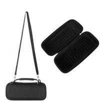 Compact EVA Carrying Case For Bose Plus Speaker Shockproof Travel Storage Box With Cable Organizer Hard Shell Protective Case Black