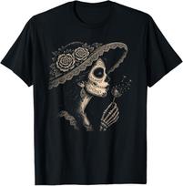 la Catrina Blowing Wishes Dandelion T-Shirt S įvairiaspalvis