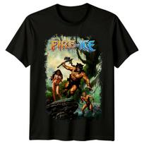 Fire and Ice (1983) Movie Poster Inspired T-Shirt Retro 80s Tee S įvairiaspalvis