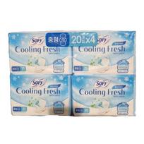 Sofy Cooling Pad Sanitary Napkin Medium 20 Pads x 4P One thing