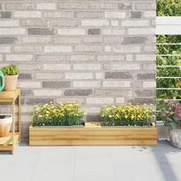 Vidaxl Doniczki Do Palet, 12 Szt., Szare, 36X13,5X9,5 Cm, Pp