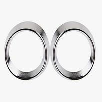 Front Fog Light Trim Ring Pair for Mercedes‑Benz W219 Exterior Accessories