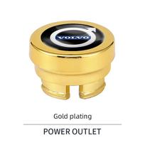 Car Cigarette Lighter Cap DustProof Decorative Cover For Volvo XC60 XC40 V60 V40 XC90 XC70 V50 S60 V70 S90 AWD S80 V90 EX30 EX90 auksas