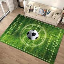 Kamuolio sporto tematikos kilimas Animacinis futbolo grindų kilimėlis vaikų miegamojo dekoravimui Futbolo didelio ploto kilimai Namų svetainės koridoriaus kilimas 40x60cm