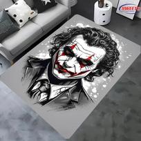 3D Printing Joker Carpet for Bedroom Living Room Children's Room Entrance Door Non-slip Durable Rug, Mashion Washable Mat, Gift 40x60cm
