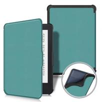 For KoBo Clara HD 2018 Smart Folio Cover 6 inch E-book Reader Case N249 Funda Shockproof Protective Shell Auto Sleep/Wake tamsiai žalia spalva