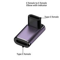 Mobile Phone Data Transfer Male to Female USB C Converter 40Gbps 240W Fast Charging Type C Adapter