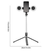 6 In 1 Selfie Stick Tripod Portable 67Inch Height Tripod Stick With Wireless Remote Cell Phone Holder Travel Phone juoda