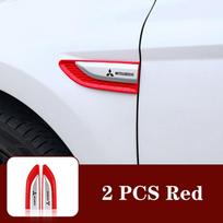 Car Side Fender Decorative Stickers for Mitsubishi Pajero Sport Eclipse Cross L200 Colt Delica Ralliart Triton Car Accessories