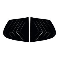 Galinio lango šoninės ventiliacijos grotelių dangtelio apdaila Automobilio priedai BMW 1 serijai E87 2005 2006 2007 2008 2009 2010 2011