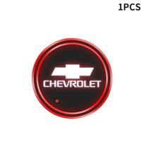 Colorful Universal LED Car Cup Holder RGB Light Mat Pad For Chevrolet Colorado Cruze Spark Captiva Malibu Trax Aveo Camaro
