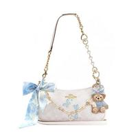 COACH shoulder bag [Customized bag] Teri 25 brand micro-label detachable strap bow silk scarf extension chain printed artificial Feng Buyu Basic Model balta