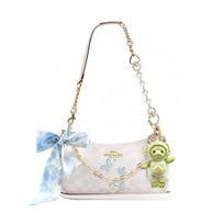 COACH shoulder bag [Customized bag] Teri 25 brand micro-label detachable strap bow silk scarf extension chain printed Qiu Shengyuan Basic Model balta