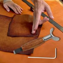 Swivel Knife Leather Craft Carving Tool Rotary Nicking Accessories