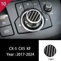 For Mazda CX-5 CX5 KF 2017 2018 2019-2024 Carbon Fiber Interior Auto Gear Shift Panel Cover Frame Trim Sticker Car Accessories