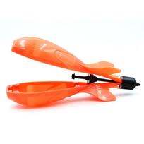 Karpinė meškerė Raketa Spod Feeder Didelė talpa 120G Tolimas metimas Tikslus masalo padėjimas Magnetinis užraktas Plaukiojantis Aerodinaminis Orange
