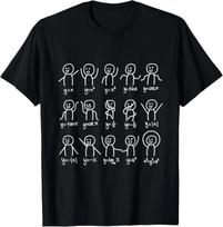 Algebra Dance Funny Graph Figures Math Equation T- Shirt S