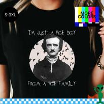 Edgar Allen Poe Boy Shirt S-3XL Unisex Short-Sleeve S
