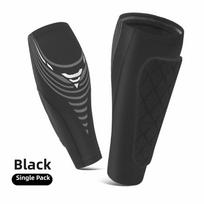 1PC Ultra Lightweight Soccer Shin Guards Impact Absorption Honeycomb Design Calf Compression Sleeve Breathable Thickened M juoda