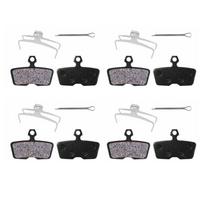 4 Pairs Semi-Metal Disc Brake Pad Heat Dissipation High-Performance Bike Disc Brake 40*28.3mm for Avid code R/New Avid/Code 2011