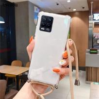 Crossbody Lanyard Case For Moto Edge 60 Fusion 60S 60 Pro Transparent Shockproof Soft Silicone Back Cover For Moto Edge 0 Neo MOTO Edge 50 NEO