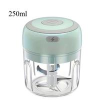250ML Electric Garlic Grinder Household Multifunctional Meat Grinder Wireless Portable Mixer for Baby Food Processor