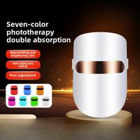 Photon Skin Rejuvenation Beauty Instrument Red and Blue Light Mask Instrument Household Face Colorful Spectrum Large Row Light Led Mask
