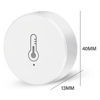 Tuya ZigBee 3.0 Temperatūros ir drėgmės jutiklis Patalpų higrometras Termometras Išmanusis namas Veikia su Smart Life Alexa Google Assistant