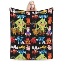 Steal a Brainrot Flannel Blankets Spring  Soft Warm Throw Blanket for Girls Boys Outdoor Fashion Bedspread Sofa Bed Cover 30x40in