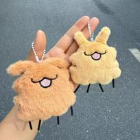 Game Hollow Knight: Silksong Cosplay Dolls Plush Soft Doll Keychain Flea Puppy Pendant Cute Bag Decoration Accessories