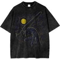 Berserk Guts Anime Vintage T-Shirt – Mens Graphic Tee for Fans Men's 2026 Summer Fashion Oversize Street Harajuku Y2K Clothing L