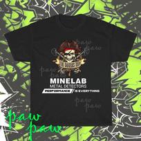 Naujas Minelab Metalo Detektorių Pietų Afrikos Logotipo Marškinėlis Juokingas Dydis S iki 5XL 2XL